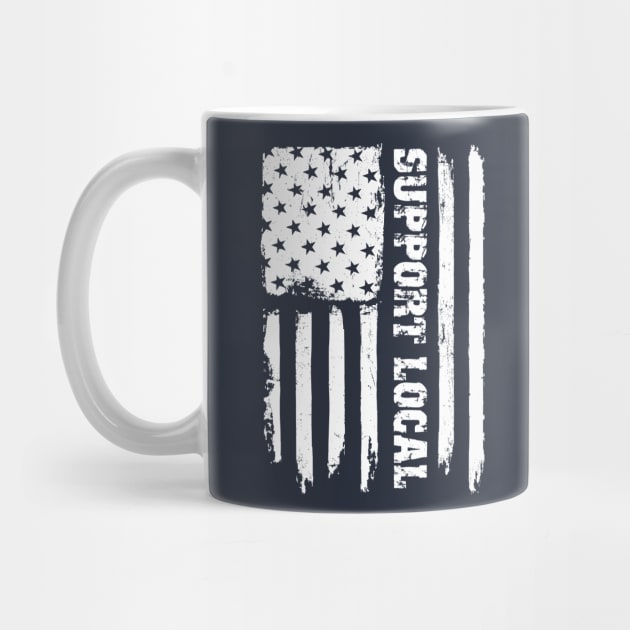 Support Local United States Flag by INpressMerch